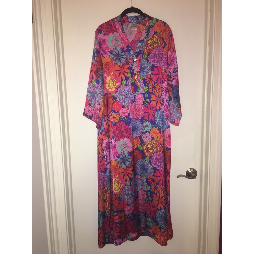 Natori multi colored caftan